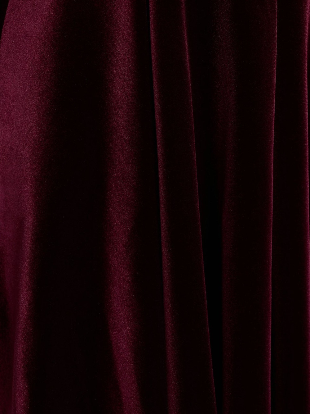 Club L London Strapless Velvet Mini Dress in Deep Wine - Picture 6 of 10